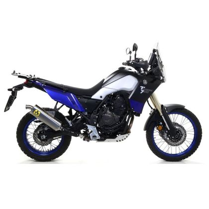 Silencieux Arrow indy race evo alu embout inox - Gris