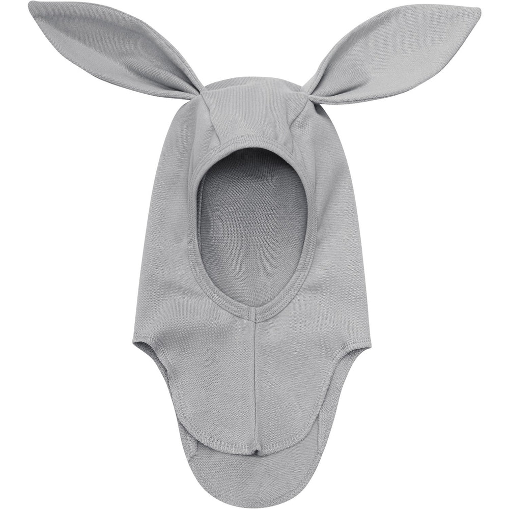 Køb Huttelihut Light Grey Melange Elefanthue Ører Bomuld Rib