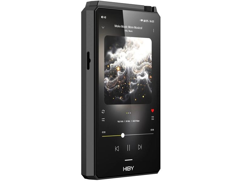 HiBy HiRes-Player R6 III 2025 Schwarz Hochauflösender Musikplayer mit Android 12