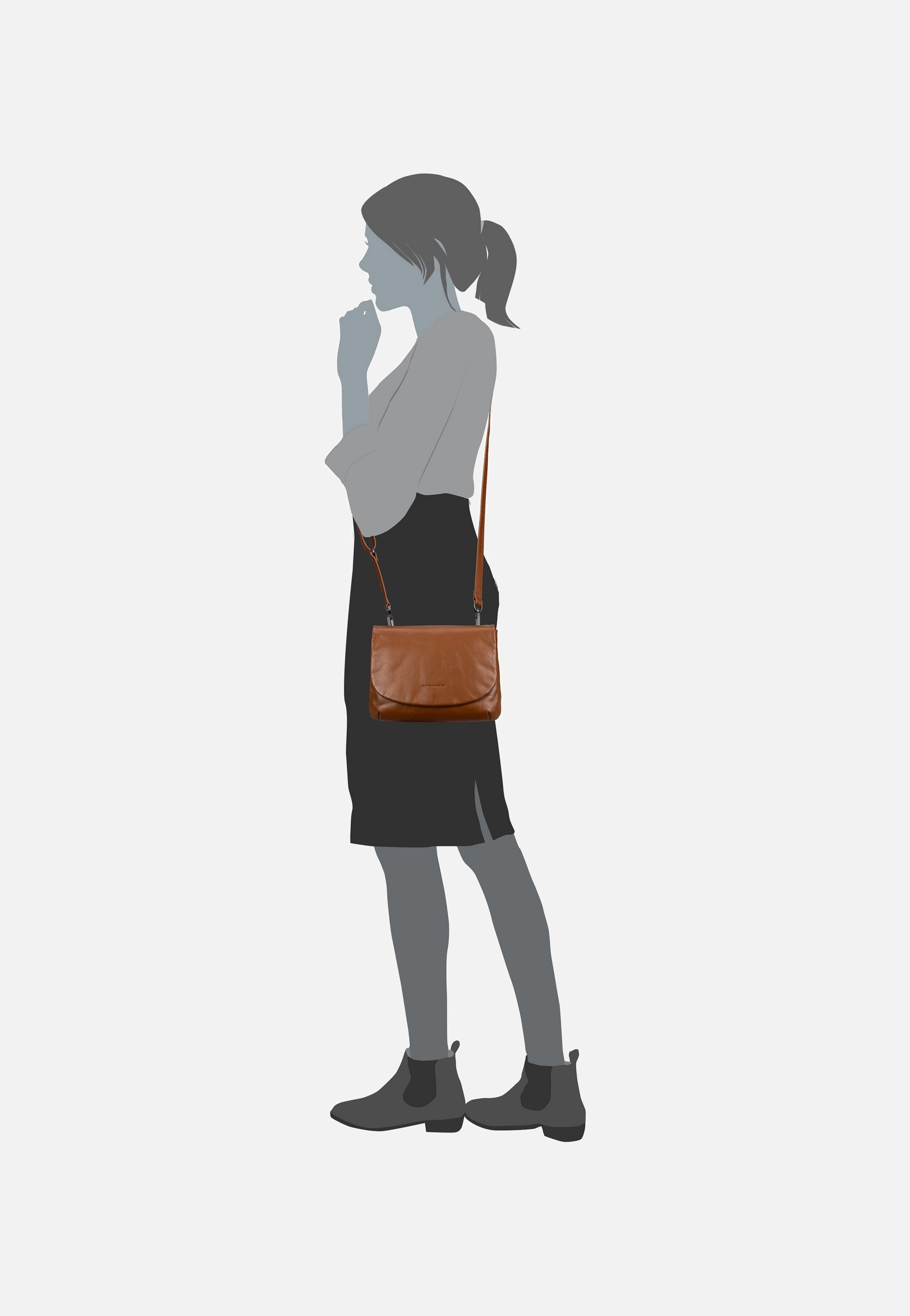 Pepino Cognac - Crossbody Bag