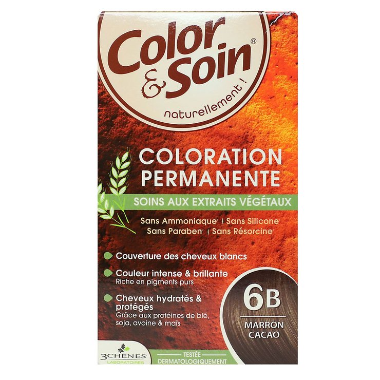 Color & Soin coloration permanente 6B marron cacao