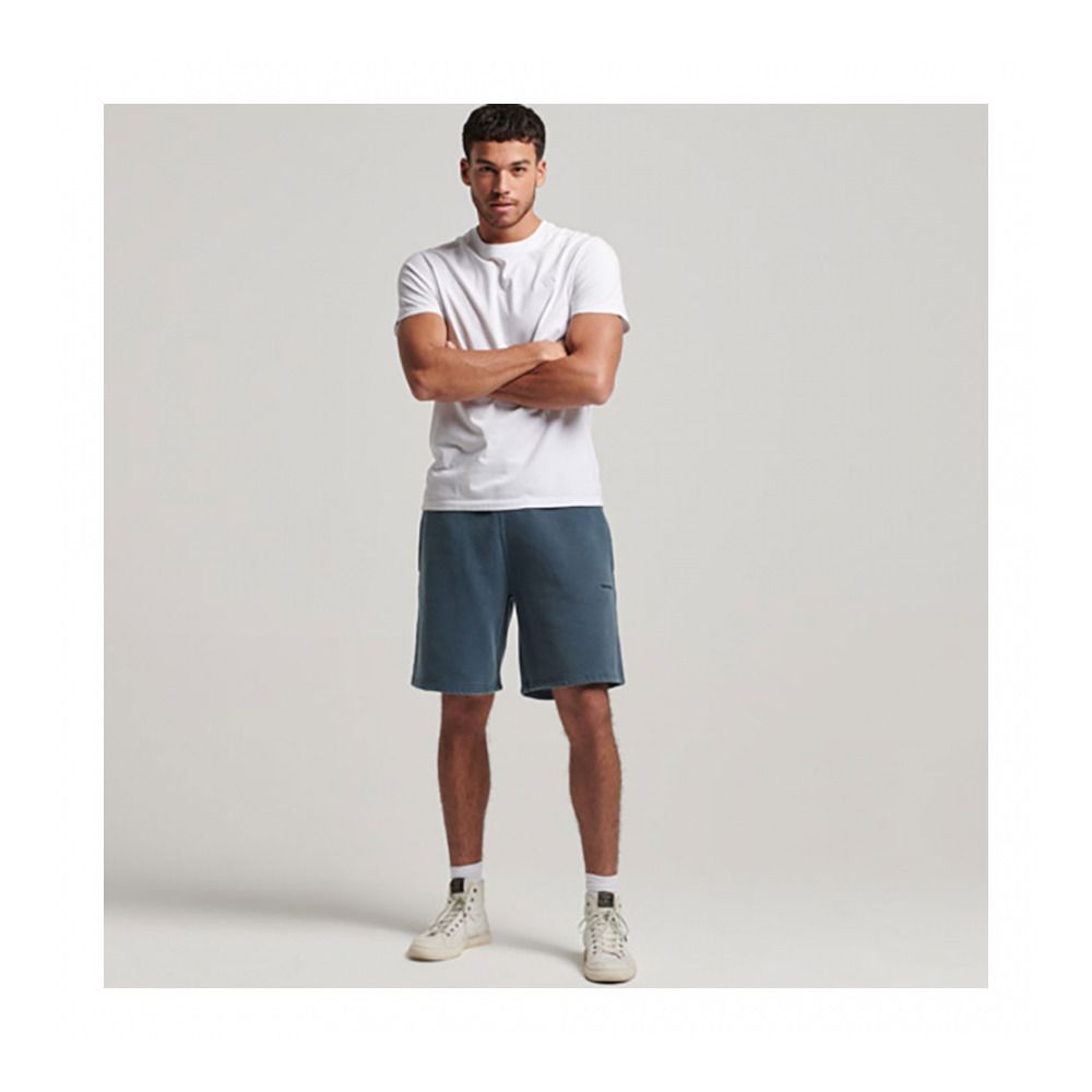 Superdry VINTAGE MARK - Short Homme eclipse navy