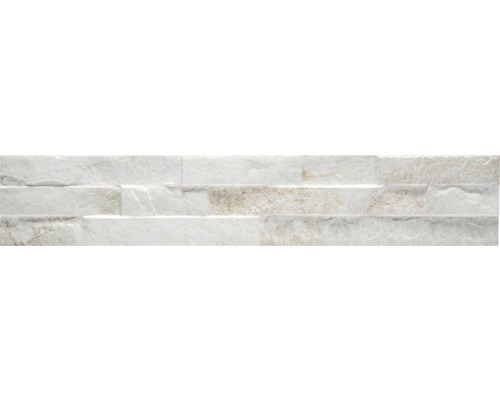 Porseleinen gevelbekledingspanelen Bologna wit 8 x 44,5 cm