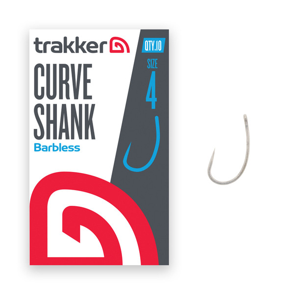 Hameçons Trakker Curve Shank Hooks Barbless (10pcs)
