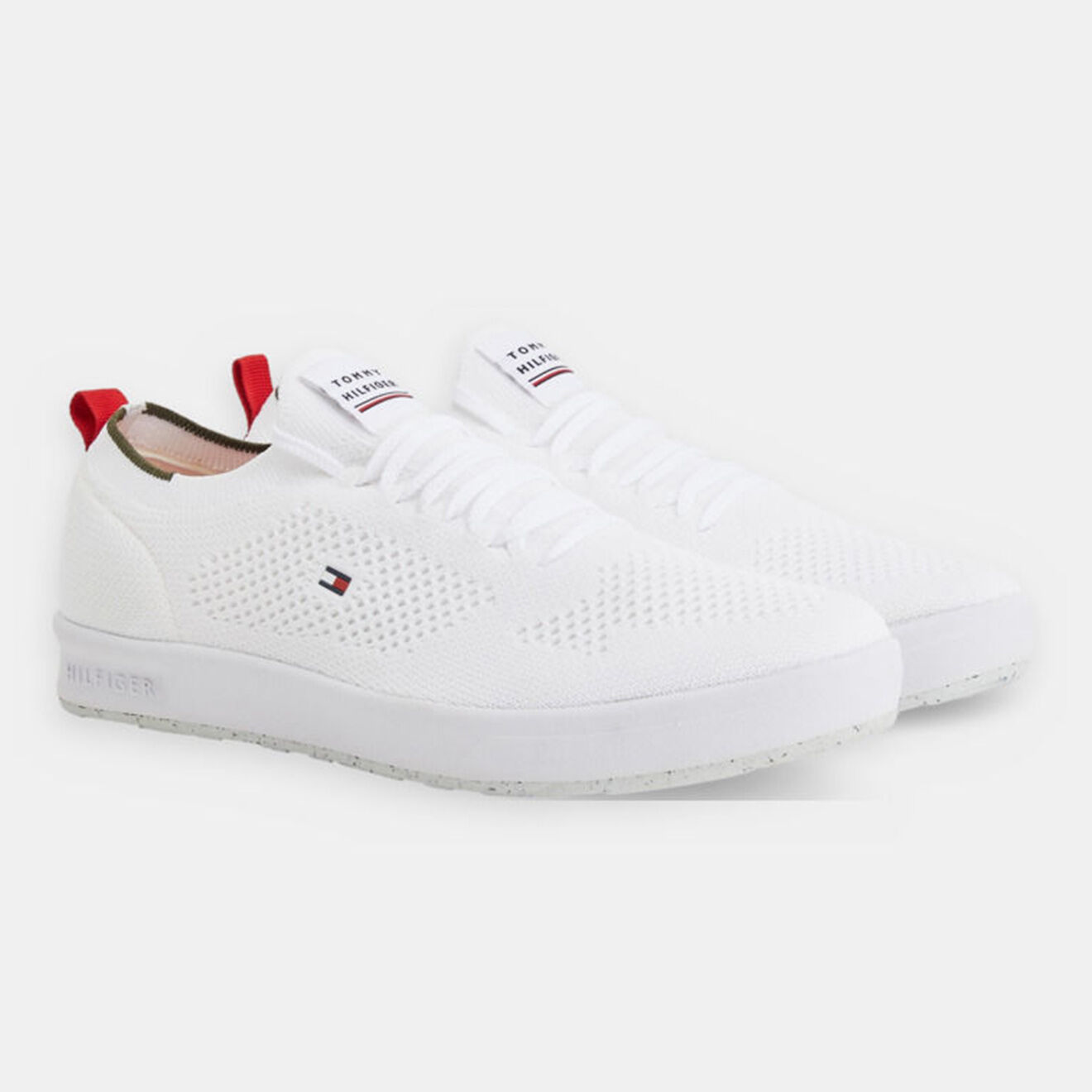 Tommy Hilfiger Baskets Sustainable Knit blanches
