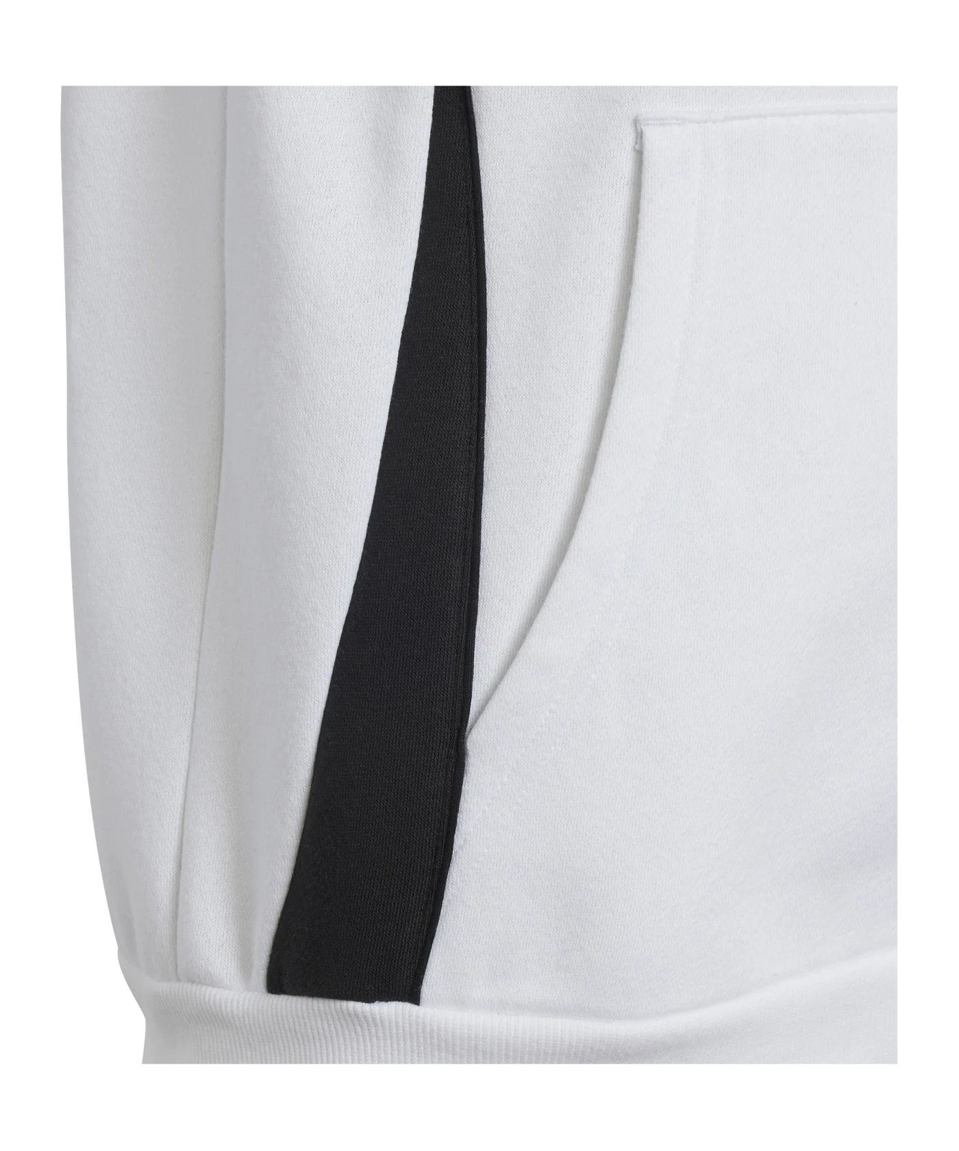 adidas Tiro 24 Hoody Kids Weiss Schwarz