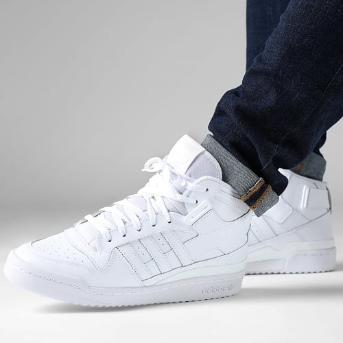 Baskets Montantes Forum Mid FY4975 Footwear White
