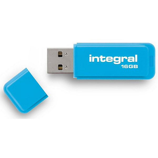 INTEGRAL MEMORY Clé USB 2.0 Neon - 16 Go - Bleu