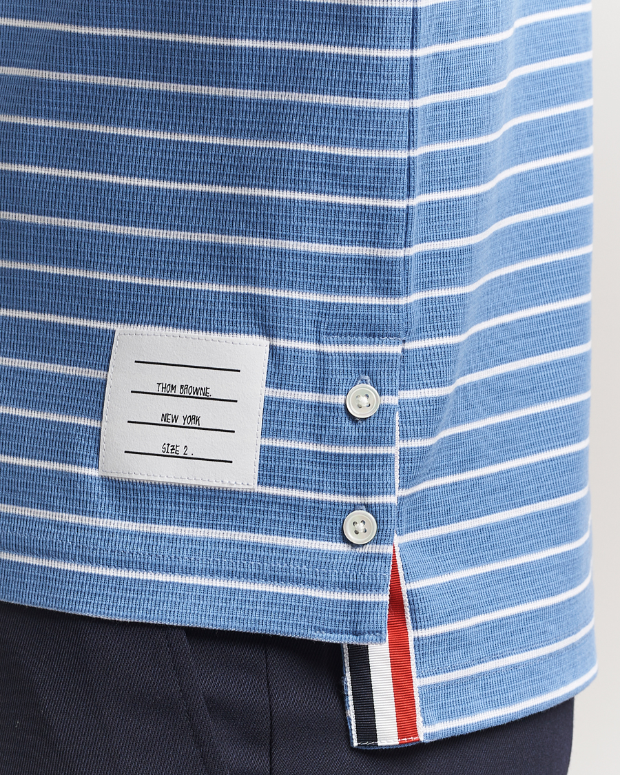 Thom Browne Long Sleeve T-Shirt Blue/White