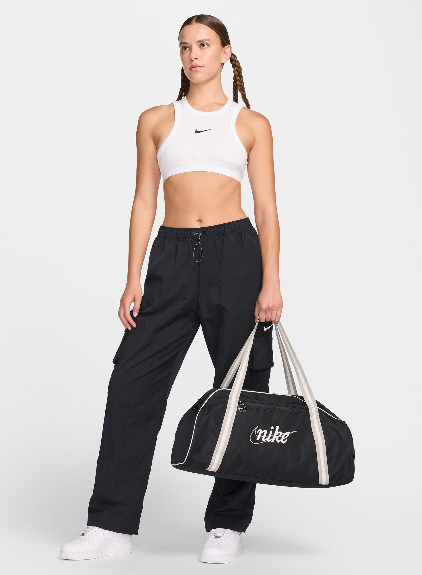 Gym Club Training Bag - 24L 014/Black/College Grey/Summit White