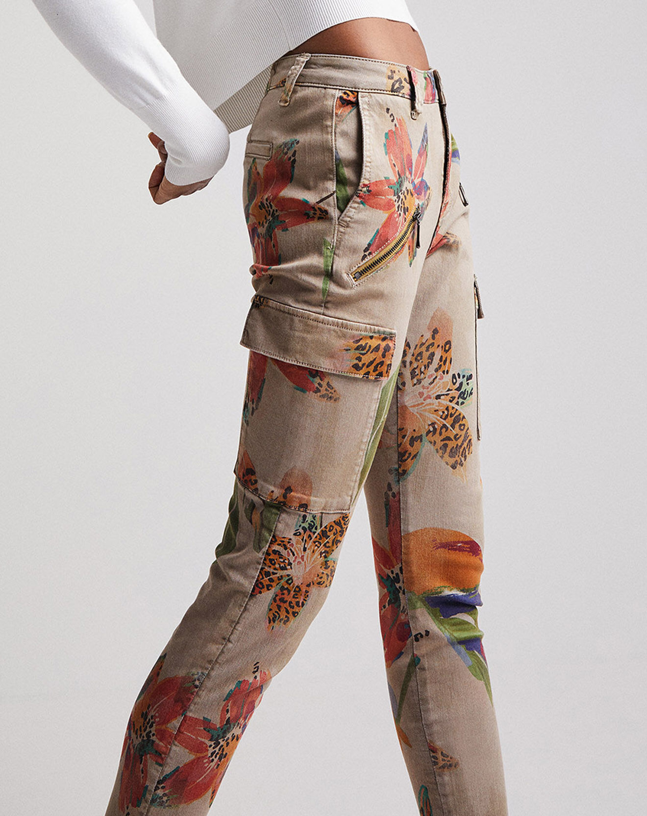 Desigual Pantalon Naia taupe