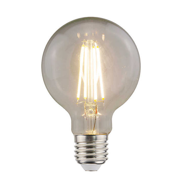 Lot 2 ampoules LED globe transparent E27 560lm 7W = 45W Ø8cm Jacobsen blanc chaud