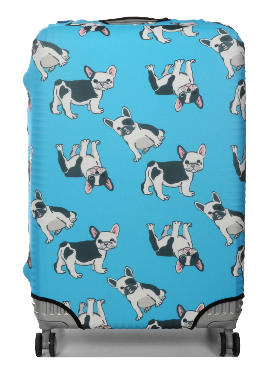 Housse de valise Periea Blue with Dogs L