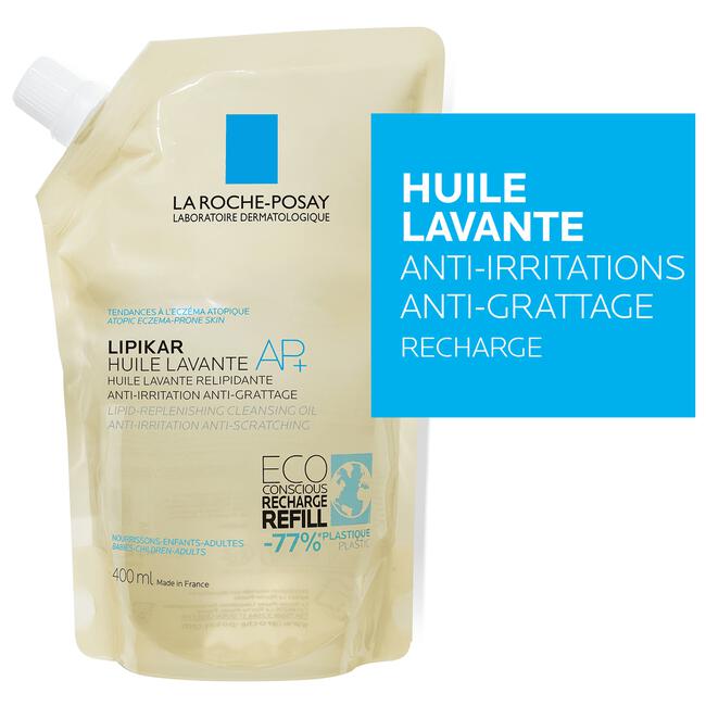 La Roche-Posay Lipikar Reinigingsolie AP+ Navulverpakking 400 ML