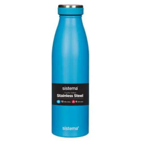 Sistema Edelstahl Wasserflasche 500 ml, 1 Stück, 6-fach sortiert