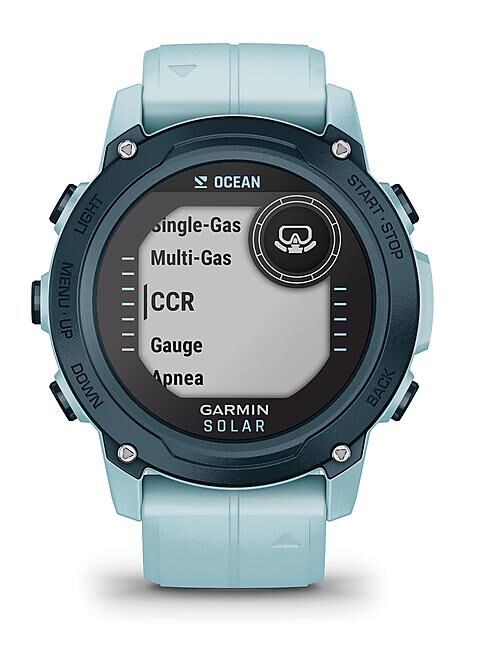 GARMIN - ORDINATEUR DE PLONGEE DESCENT G1 SOLAR OCEAN EDIT