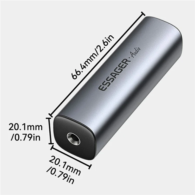 (3.5mm) Entstörfilter Ground Loop Noise Isolator für Auto Audio / Heim Stereo System / Audio Filter mit Audiokabel in Grau