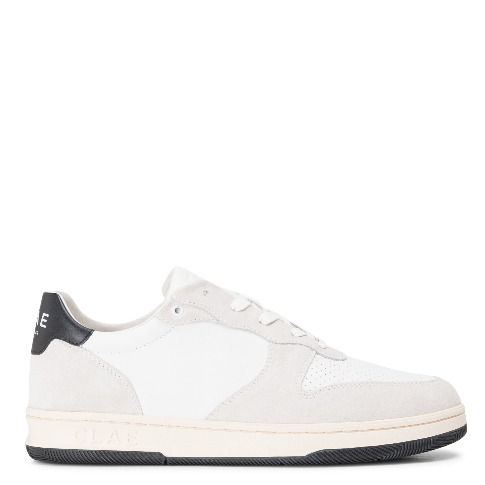 MALONE - Baskets basses en cuir| Blanc