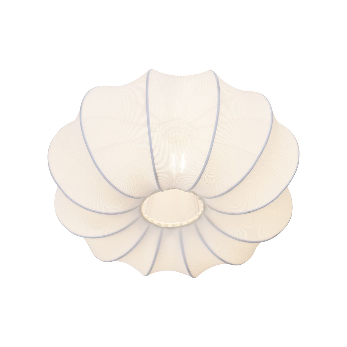 Japandi plafondlamp wit 37cm - Plu Asyesha