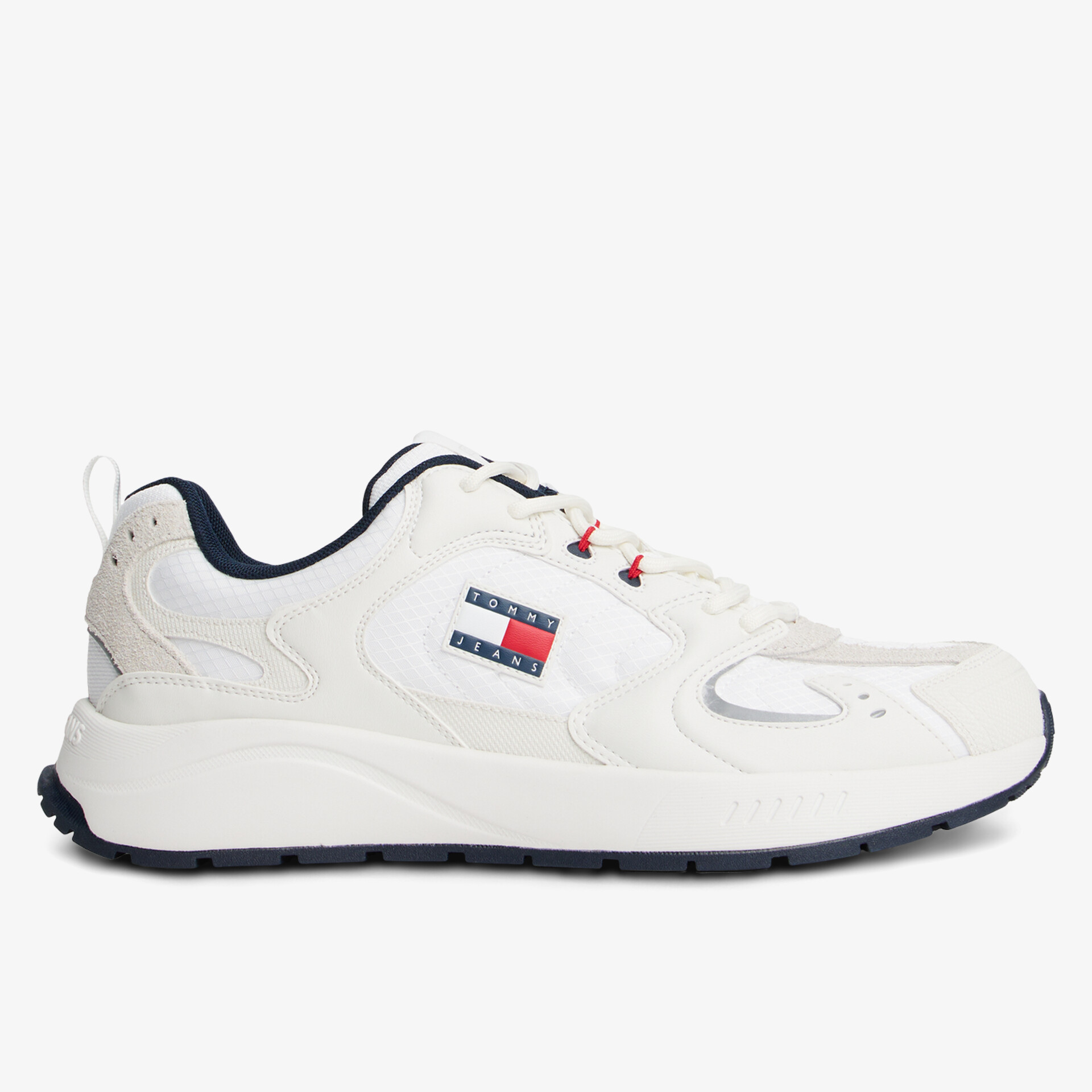 TOMMY JEANS TJM Runner Herren Sneaker Low weiß