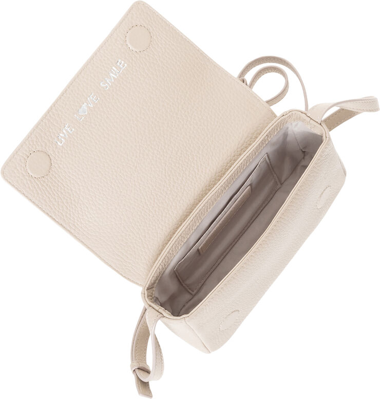 Mandarina Duck MELLOW LEATHER CROSSOVER / WARM TAUPE Warm taupe