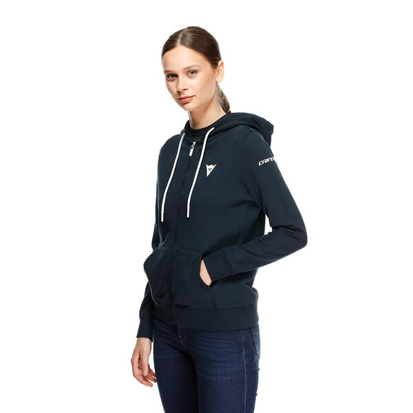 Dainese - Sweat zippé à capuche femme Speed Demon Full-Zip Woman Noir