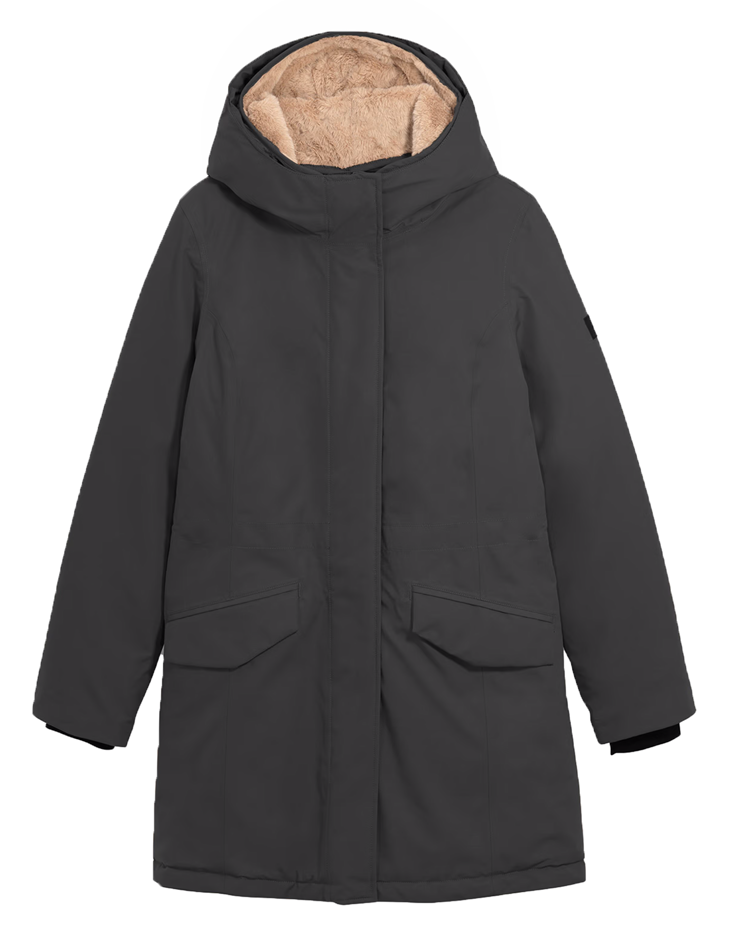 Parka col capuche | Noir
