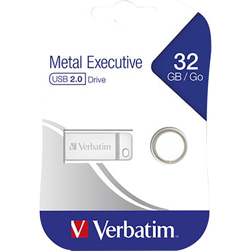 Verbatim clé USB Metal Executive 32 Go Usb 2.0 (Usb-A) Gris