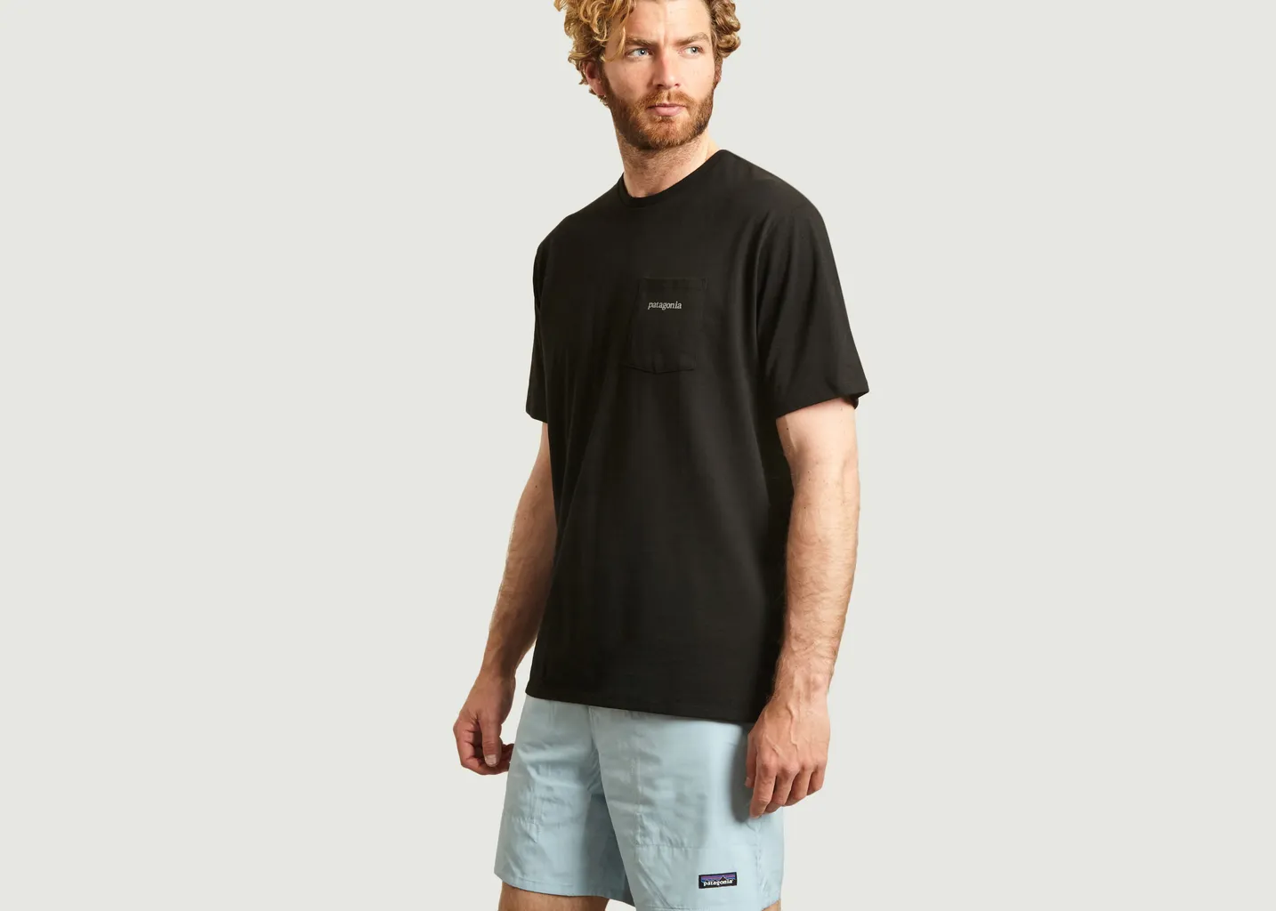 T-shirt Line Logo Ridge Pocket Responsibili-Tee Patagonia