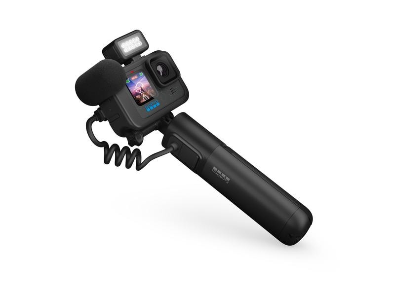 GoPro Actionkamera HERO12 Black Creator Edition Ultimative Action-Kamera mit Stativ und Zubehör
