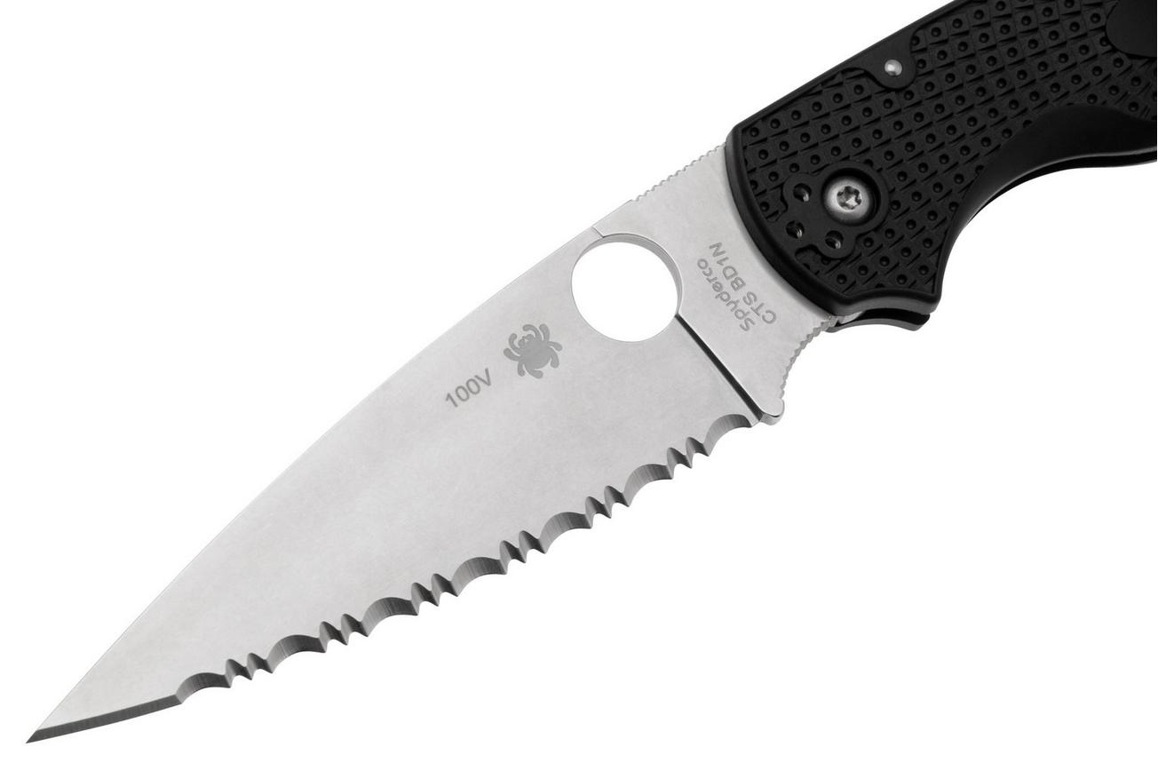 Spyderco Native Chief Lightweight C244SBK, serrated zakmes