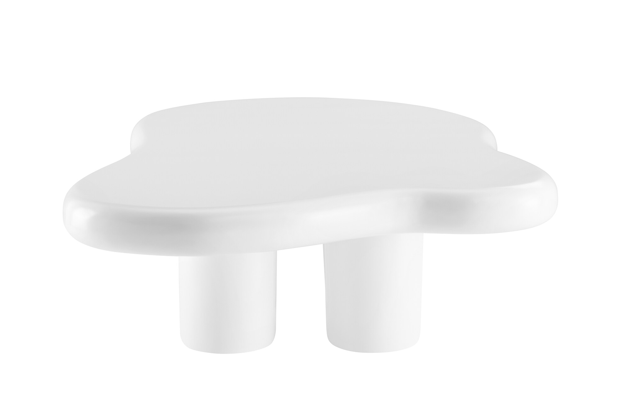 Couchtisch 123x89 cm weiss Glas Sofatisch Beistelltisch Wohnzimmertisch Tisch