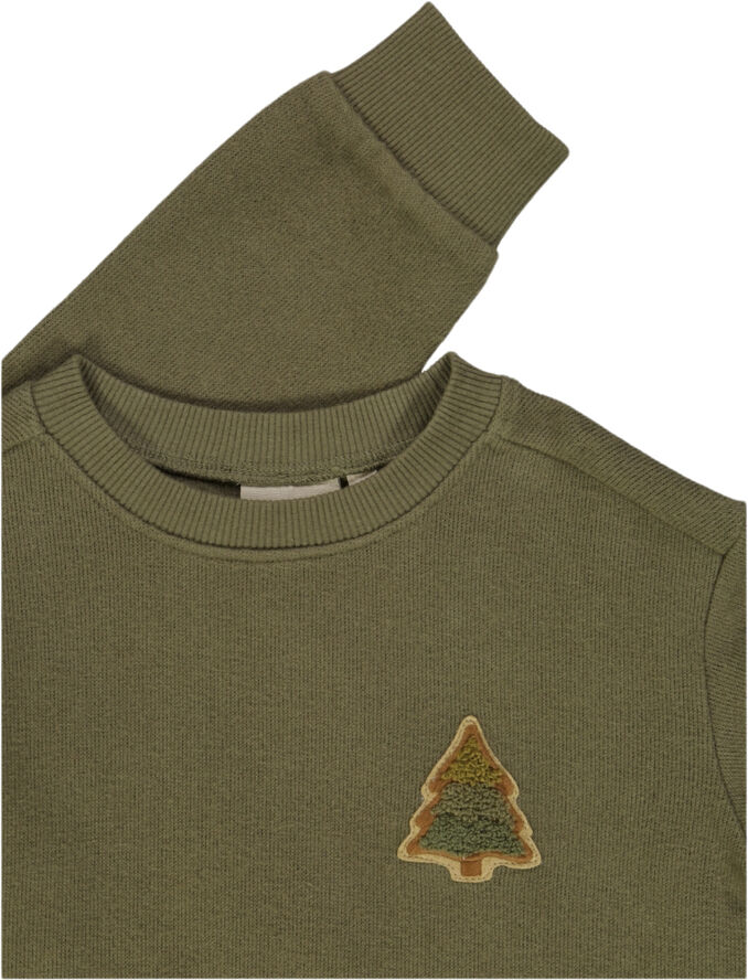 Wheat Sweatshirt Plys Juletræ Badge Dry pine
