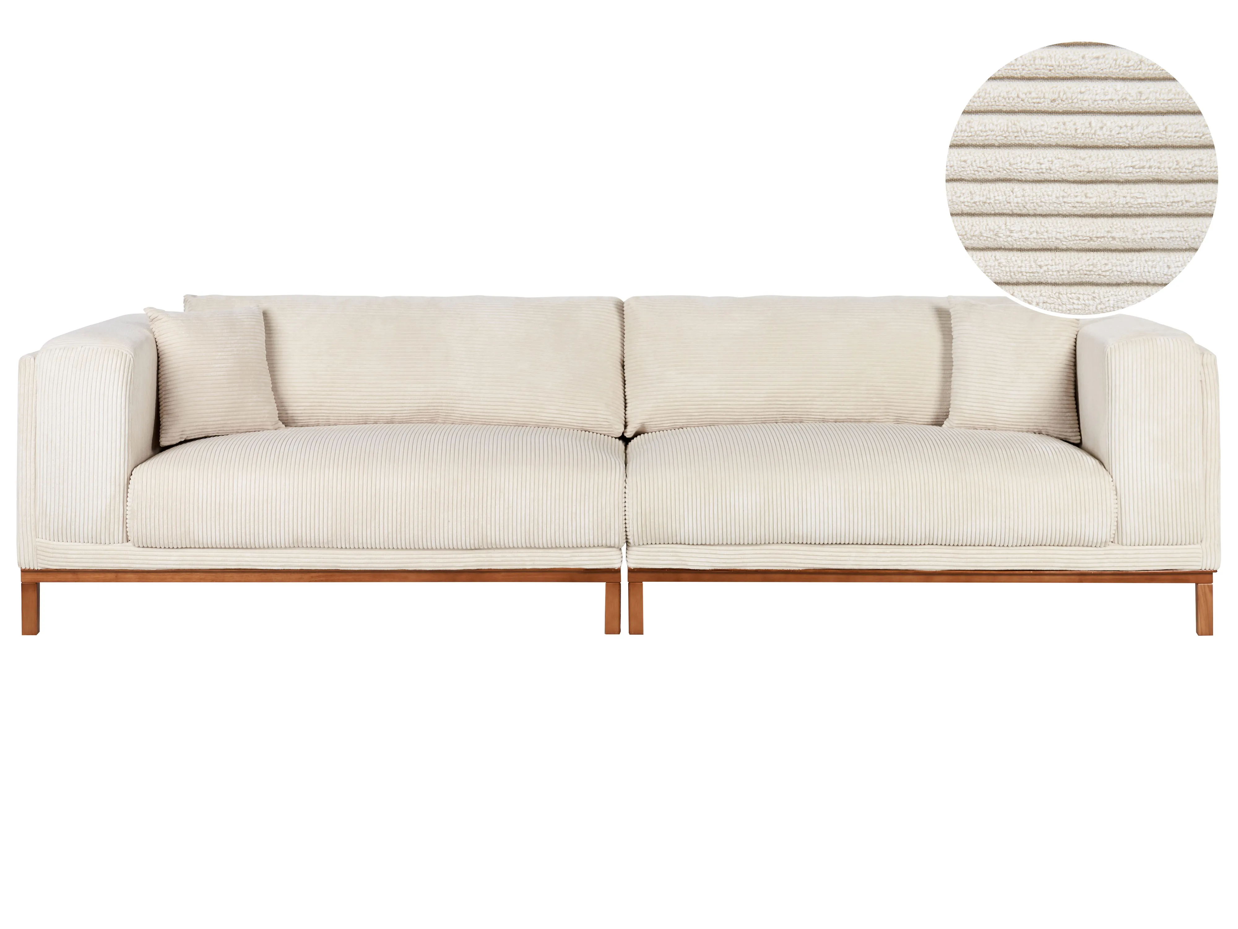 Bank 4-zits VENG Corduroy Lichtbeige
