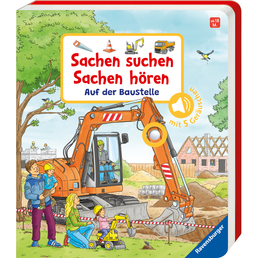 Ravensburger Sachen suchen, Sachen hören: Auf der Baustelle