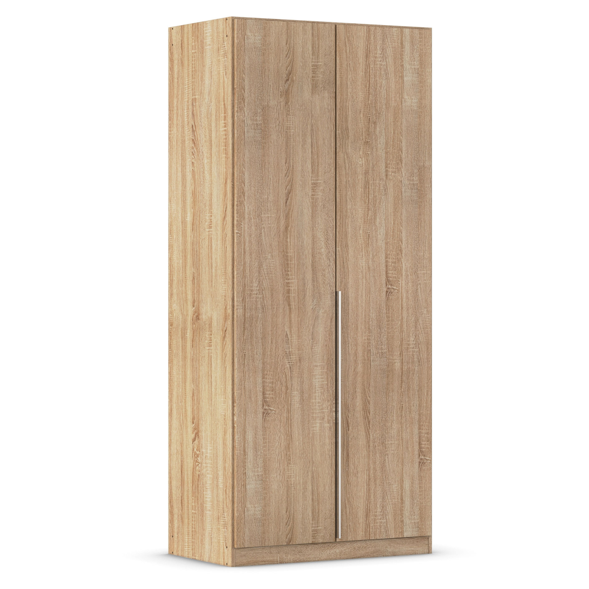 Drehtürenschrank - Eiche Sonoma - 2-türig - 91x210 cm
