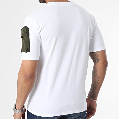 Tee Shirt Poche Blanc