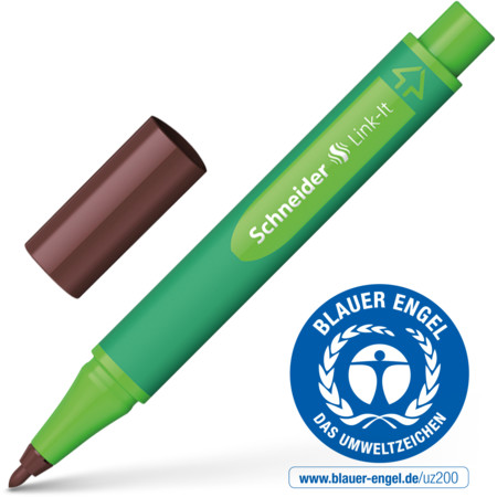 Schneider Link-It Faserschreiber - topaz-brown - 1 mm