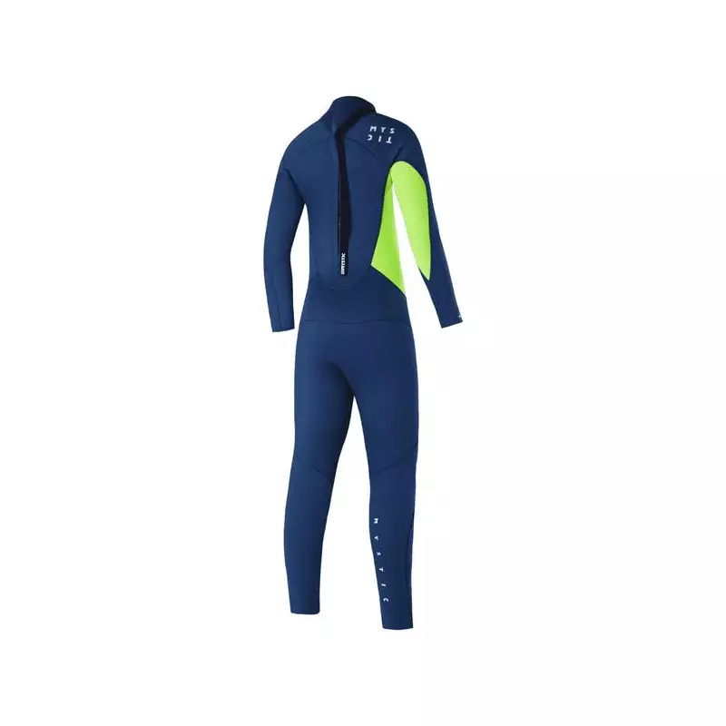 Combinaison intégrale enfant MYSTIC Star 3/2mm Back Zip Flatlock Junior Night Blue
