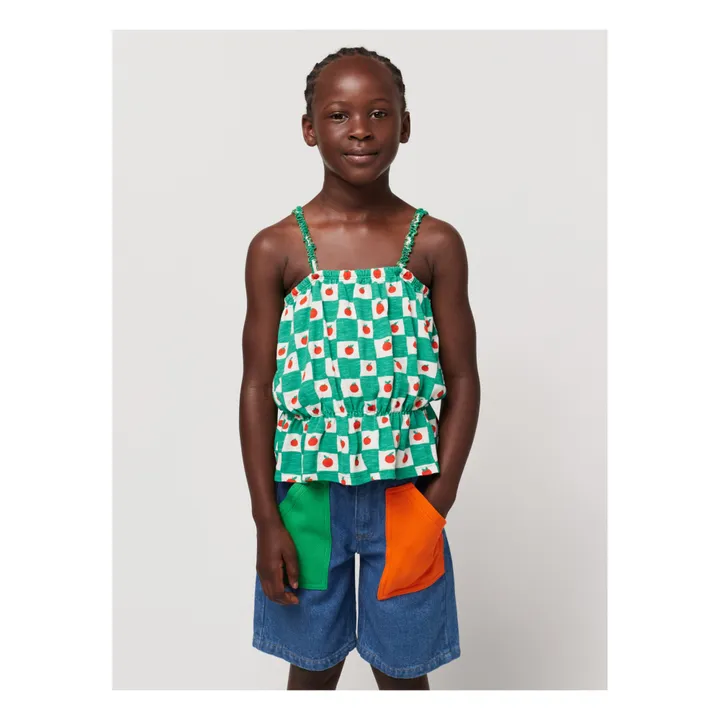Bobo Choses Bermuda Denim Color Block | Bleu jean