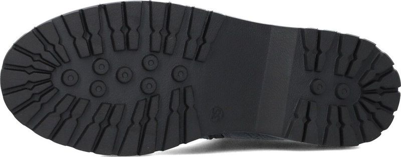 Braqeez - Belle Boot - Veterboots - Zwart - Leer