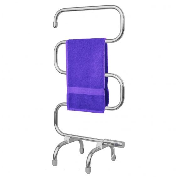 Badstuber Elec vrijstaande elektrische handdoek radiator chroom