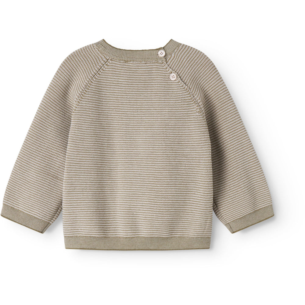 Køb MarMar Cotton Stripe Knit Vanilla Stripe Torin B Knitwear