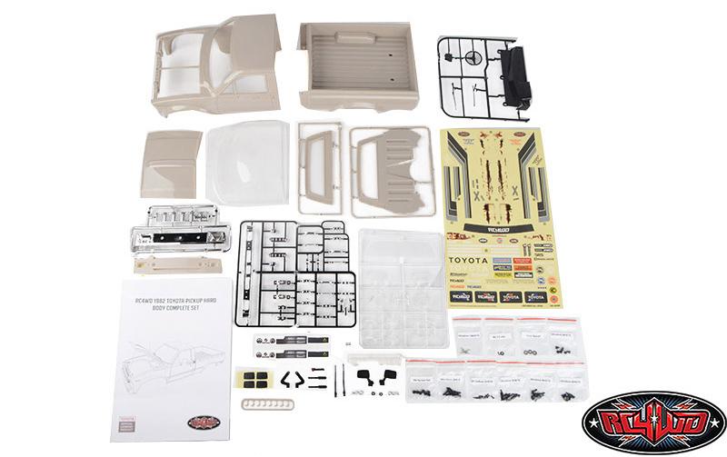 Karosserie Toyota Pickup 1982 1:10<br>Karosserie für Trail Finder 2 Chassis mit 284 mm Radstand
