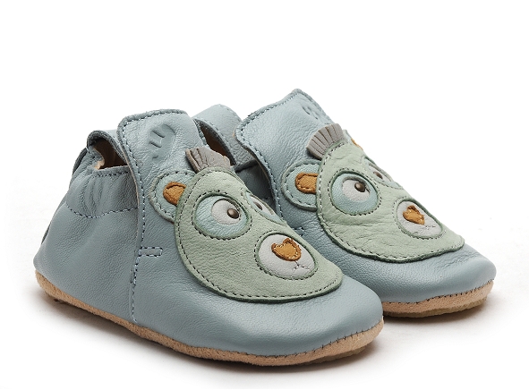 Easy peasy chaussons bebe blu blu ours bleu
