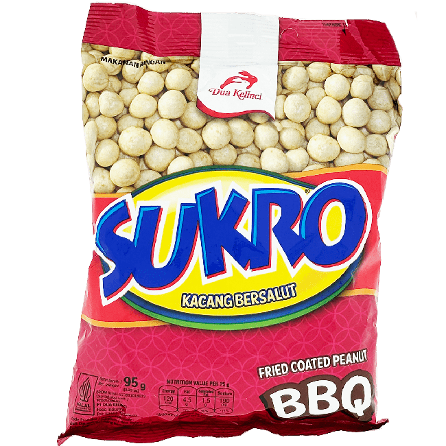 Dua Kelinci Sukro Kacang BBQ Smaak 95g