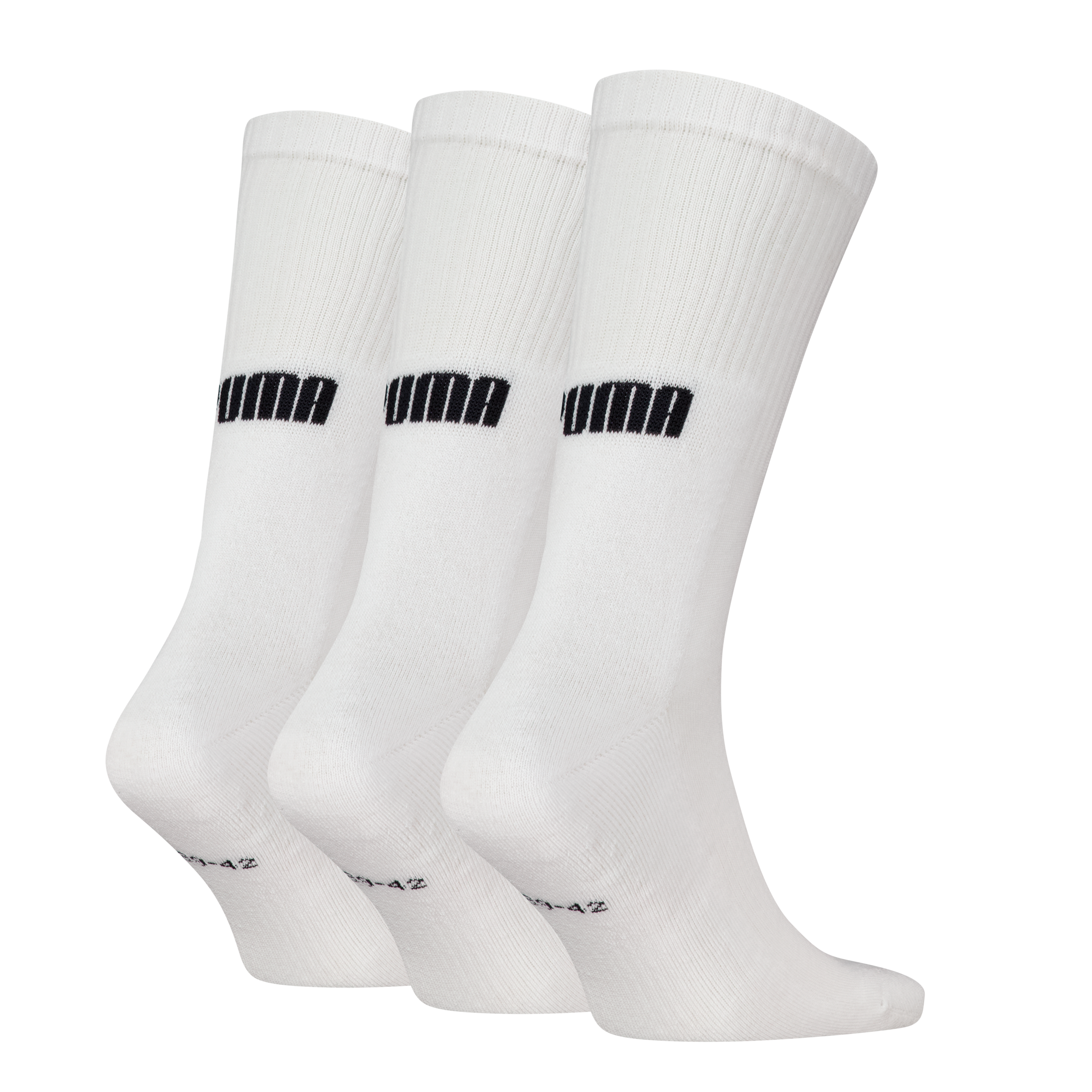 PUMA Socken »PUMA UNISEX CUSHIONED NEXT CREW 3P« 3 Paar, 3 Stk. tlg. mit Zonenpolsterung für zusätzlichen Komfort