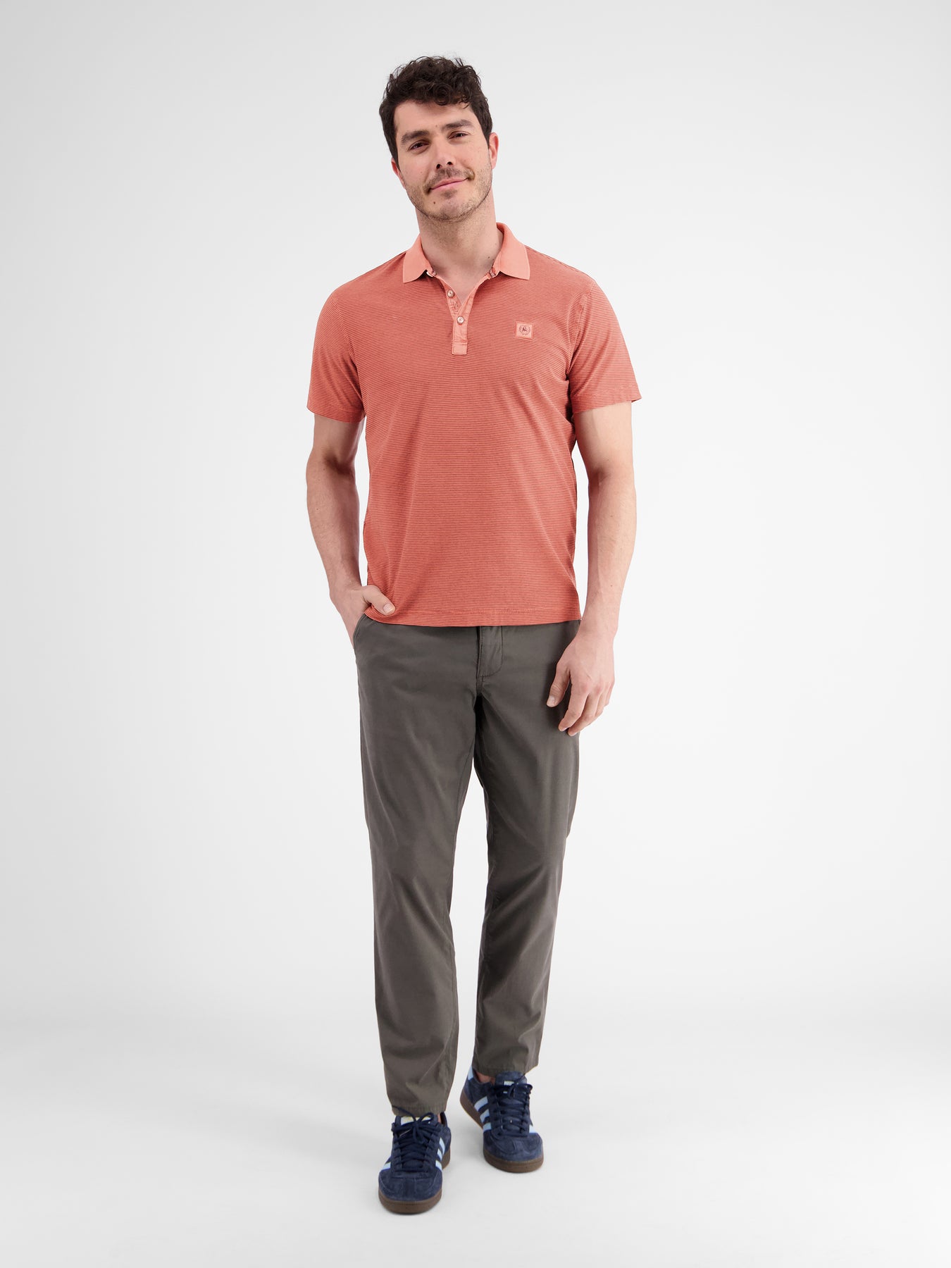 Gestreiftes Poloshirt für Herren