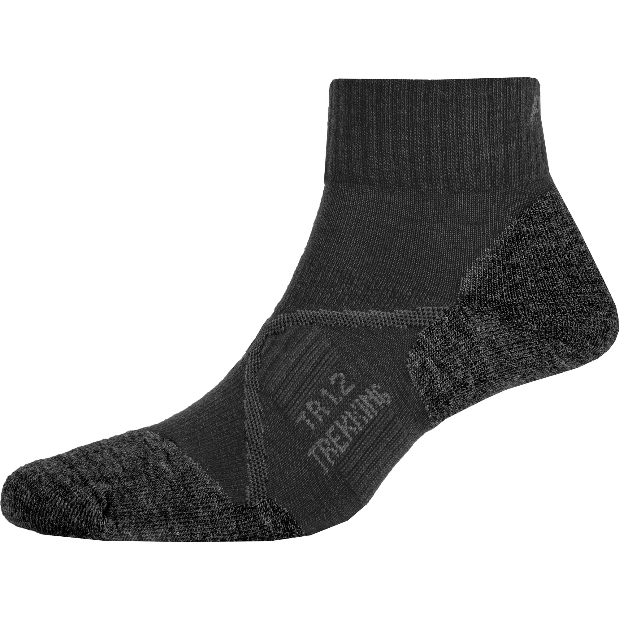 P.A.C. 1.2 Trekking Merino Short Cool Socken Damen anthrazit