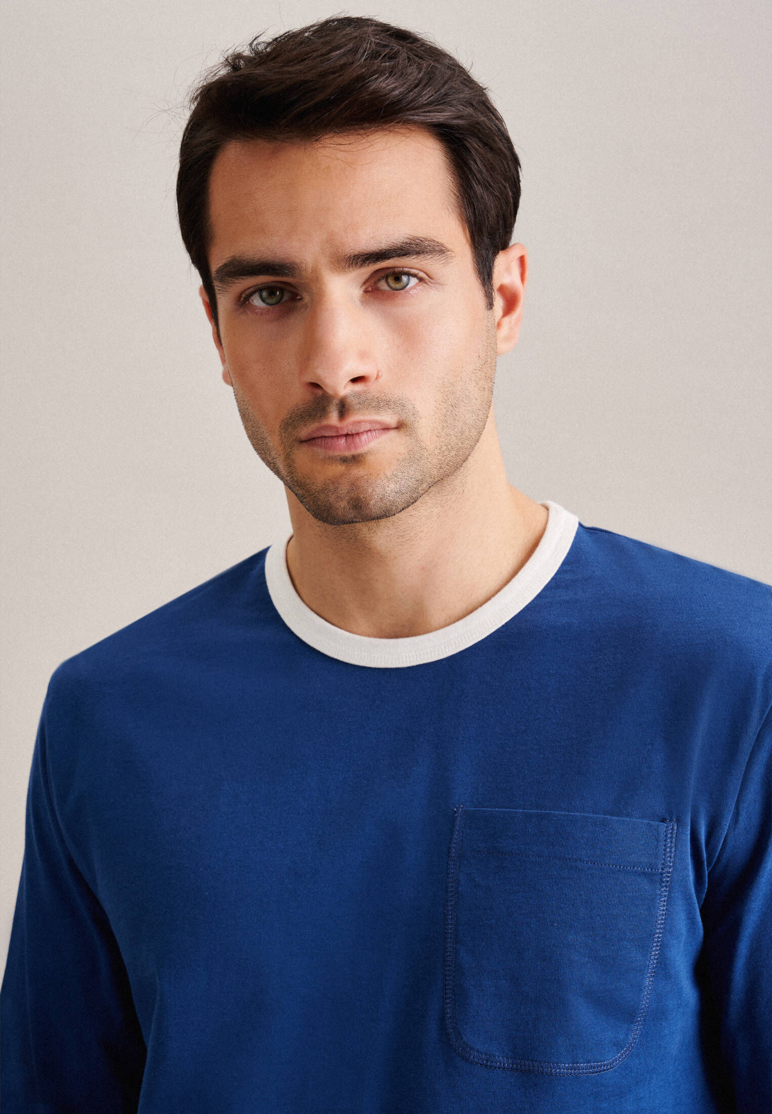 Seidensticker| Herren Pyjama Schwarze Rose